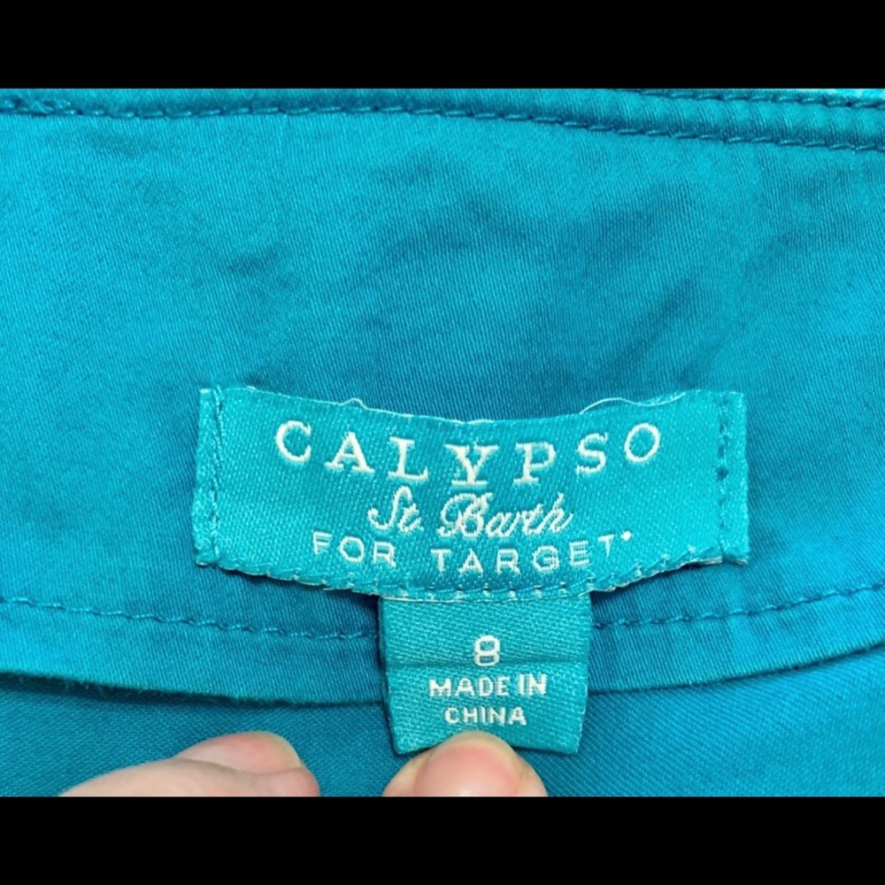 Calypso St Barth For Target Teal Shift Dress - 8 - image 7